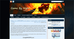 Desktop Screenshot of gamebynight.com